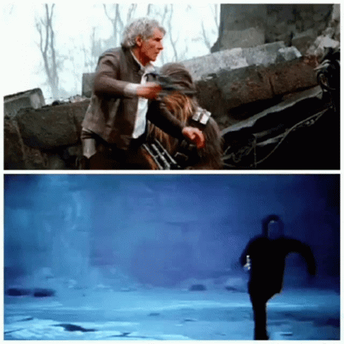 Star Wars Han Solo And Ben Solo GIF - Star Wars Han Solo And Ben Solo Like Father Like Son GIFs