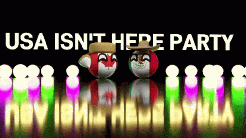 Usa Not Here GIF - Usa Not Here Party GIFs