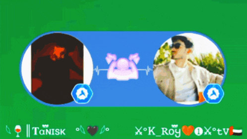 tanisk and x_k_roy are the names of two people
