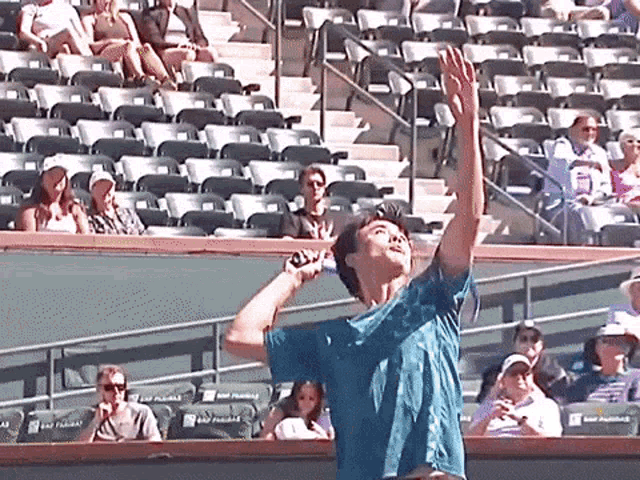 Taro Daniel Overhead Smash GIF