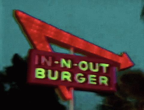 In And Out Burger Retro GIF