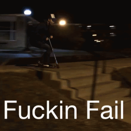 Fail Scooter GIF - Fail Scooter Ouch GIFs