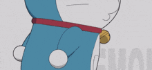 a close up of a cartoon character doraemon