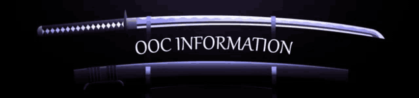 a picture of a sword with the words ooc information written below it