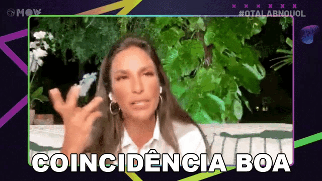 a woman says coincidencia boa in a foreign language