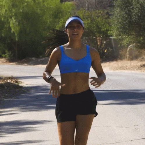 Running Michelle Khare GIF - Running Michelle Khare Jogging GIFs