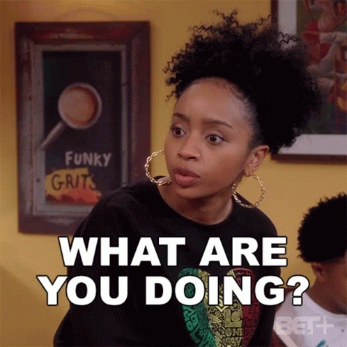 What Are You Doing Janelle Carson GIF - What Are You Doing Janelle Carson The Ms Pat Show GIFs