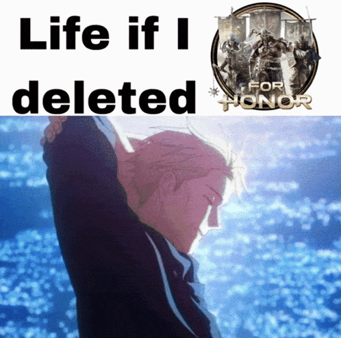 Life If Life If I Deleted For Honor GIF - Life If Life If I Deleted For Honor For Honor GIFs