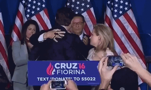 Ted Cruz Elbows Wife GIF - Elections Ted Cruz Hug GIFs