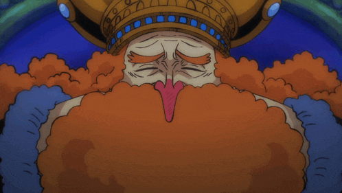 a cartoon character with a crown on his head