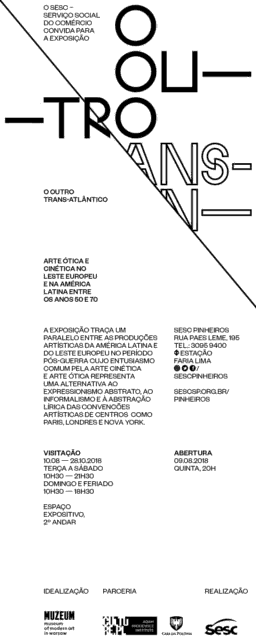 a poster that says trans-atlantico in white letters