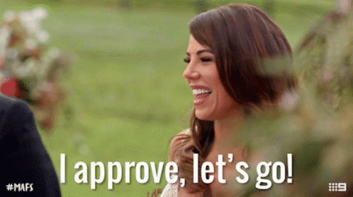 I Approve Lets Go Married At First Sight GIF - I Approve Lets Go Married At First Sight Come On GIFs