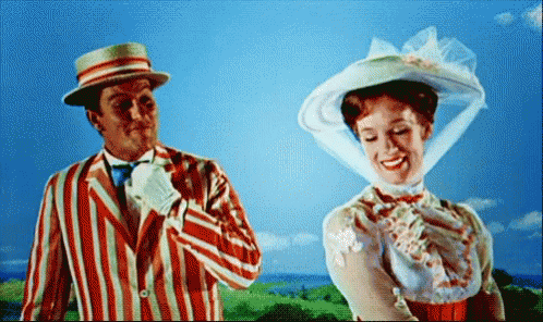 Mary Poppins Lovely GIF - Mary Poppins Lovely Joyful GIFs