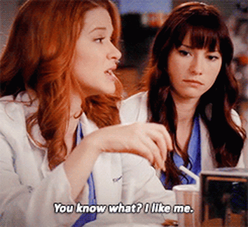 Greys Anatomy April Kepner GIF - Greys Anatomy April Kepner You Know What I Like Me GIFs