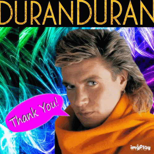Duran Duran Thank You GIF - Duran Duran Thank You Simon Lebon GIFs