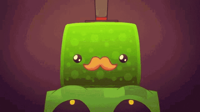 a cartoon character with a mustache and top hat
