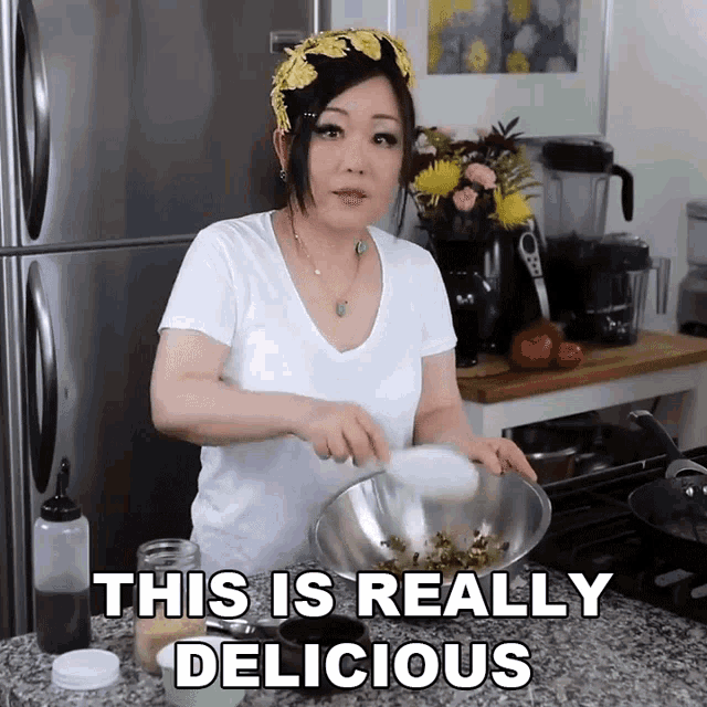 This Is Really Delicious Emily Kim GIF