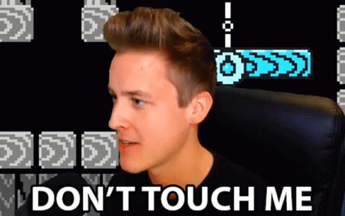 Dont Touch Me Redfalcon GIF - Dont Touch Me Redfalcon Gamer GIFs