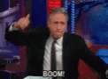 Boom Jon Stewart GIF - Boom Jon Stewart GIFs