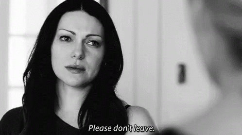 Please Don'T Leave. GIF - Orange Is The New Black Alex Vause Please Dont Leave GIFs