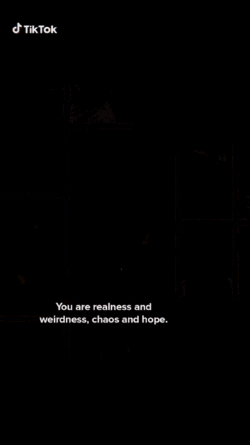a collage of people with the words " you are realness and weirdness chaos and hope " at the top