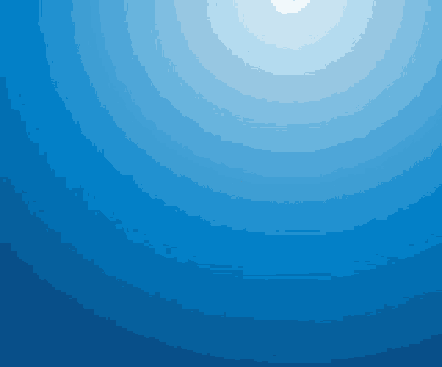 a blue background with the sun shining through the clouds