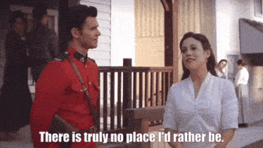 No Place Id Rather Be Hope Your Experience Equally As Good Nathan Elizabeth Natebeth Wcthhearties Seasonsix GIF - No Place Id Rather Be Hope Your Experience Equally As Good Nathan Elizabeth Natebeth Wcthhearties Seasonsix Meet Cute Mountieoffice GIFs