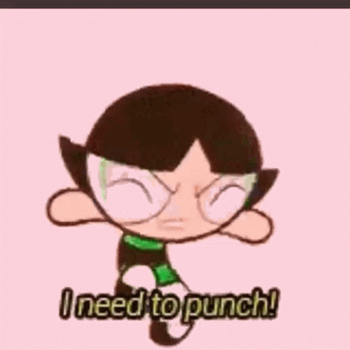 Aggressive Punch GIF - Aggressive Punch Buttercup GIFs