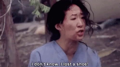 I Lost A Shoe Cristina Yang GIF - I Lost A Shoe Cristina Yang Greys Anatomy GIFs