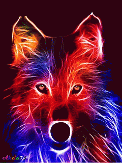 Wolf Glow GIF - Wolf Glow Lights GIFs