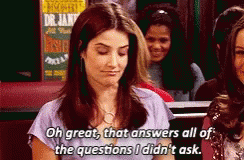 Oh Great That Answers All The Questions Tmi GIF - Oh Great That Answers All The Questions Tmi Oversharing GIFs