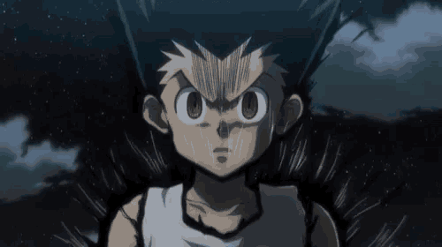 a close up of a cartoon character 's face with a dark background