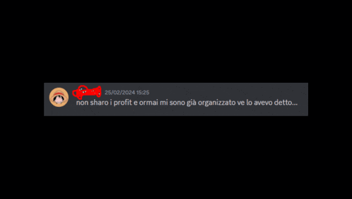 a screenshot of a discord conversation with the date 25/02/2024 at 15:15