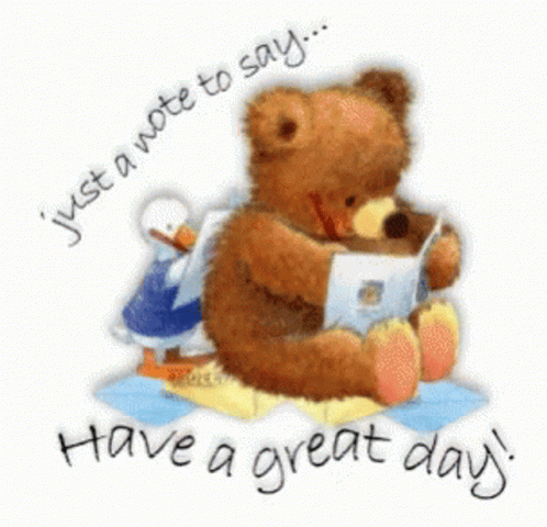 Lyn Just A Note To Say GIF - Lyn Just A Note To Say Have A Great Day GIFs
