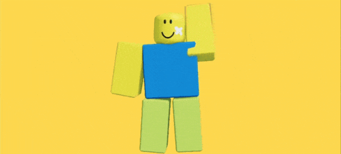 a group of roblox characters are standing in a row