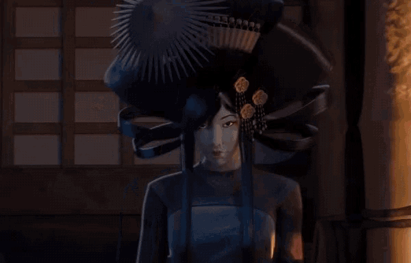 a woman with a fan in her hand is wearing a very large hat