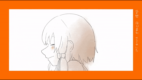 a black and white drawing of a girl with chinese writing on the bottom