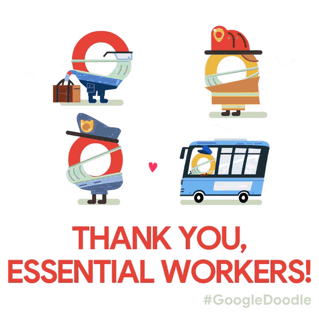 Thank You Essential Workers Essential Employee GIF - Thank You Essential Workers Essential Employee Stay Safe GIFs