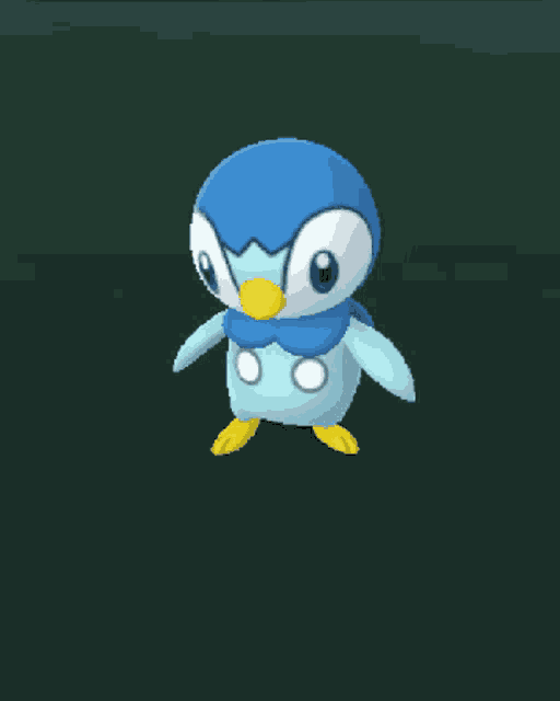 Piplup Dance GIF - Piplup Dance Looking Down GIFs