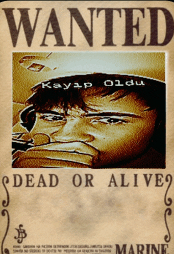 a wanted poster has a picture of a man and the words dead or alive