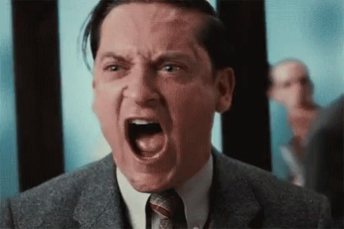 Tobey Maguire Scream GIF - Tobey Maguire Scream Pissed GIFs