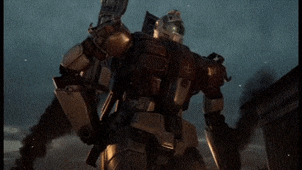 a robot is holding a gun and a knife in its hands .