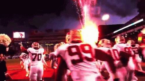 Go Stanford GIF - Stanford Football Entrance GIFs
