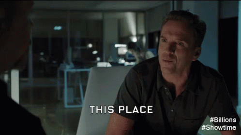 This Place Doesn'T Fucking Run Without You. GIF - Damian Lewis Bobby Axelrod David Costabile GIFs