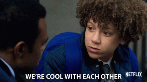 Were Cool With Each Other Its Fine GIF - Were Cool With Each Other Its Fine Were Good GIFs