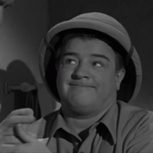 Surprised Lou Costello GIF - Surprised Lou Costello Abbott And Costello Meet The Mummy GIFs