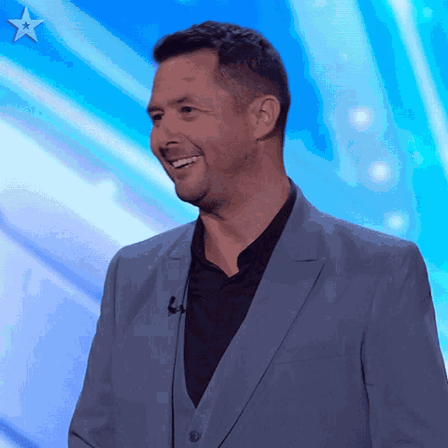 Laughing Ben Nickless GIF - Laughing Ben Nickless Britains Got Talent GIFs