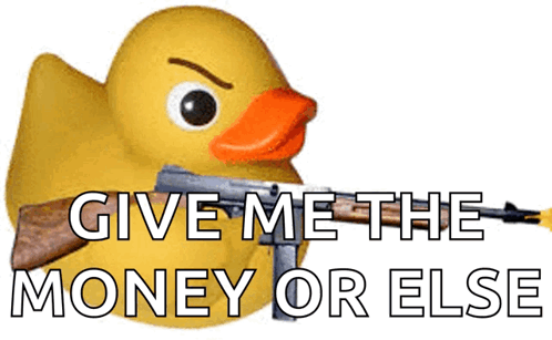 Questionable Duck Duck With A Gun GIF - Questionable Duck Duck With A Gun GIFs