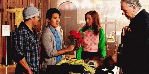 The Librarians Flowers GIF - The Librarians Flowers GIFs