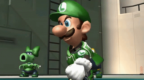 Mario Strikers Charged Luigi GIF - Mario Strikers Charged Luigi Bring It On GIFs